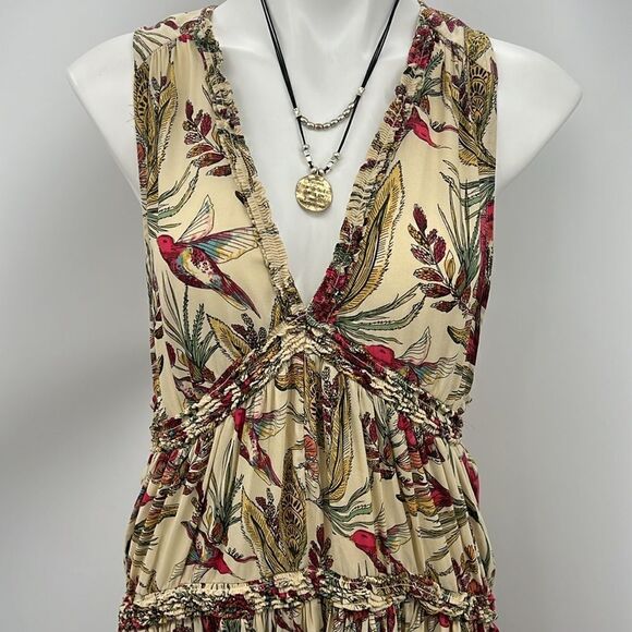 Free People haze boho hi lo medium oversized hummingbird tunic - Picture 1 of 4